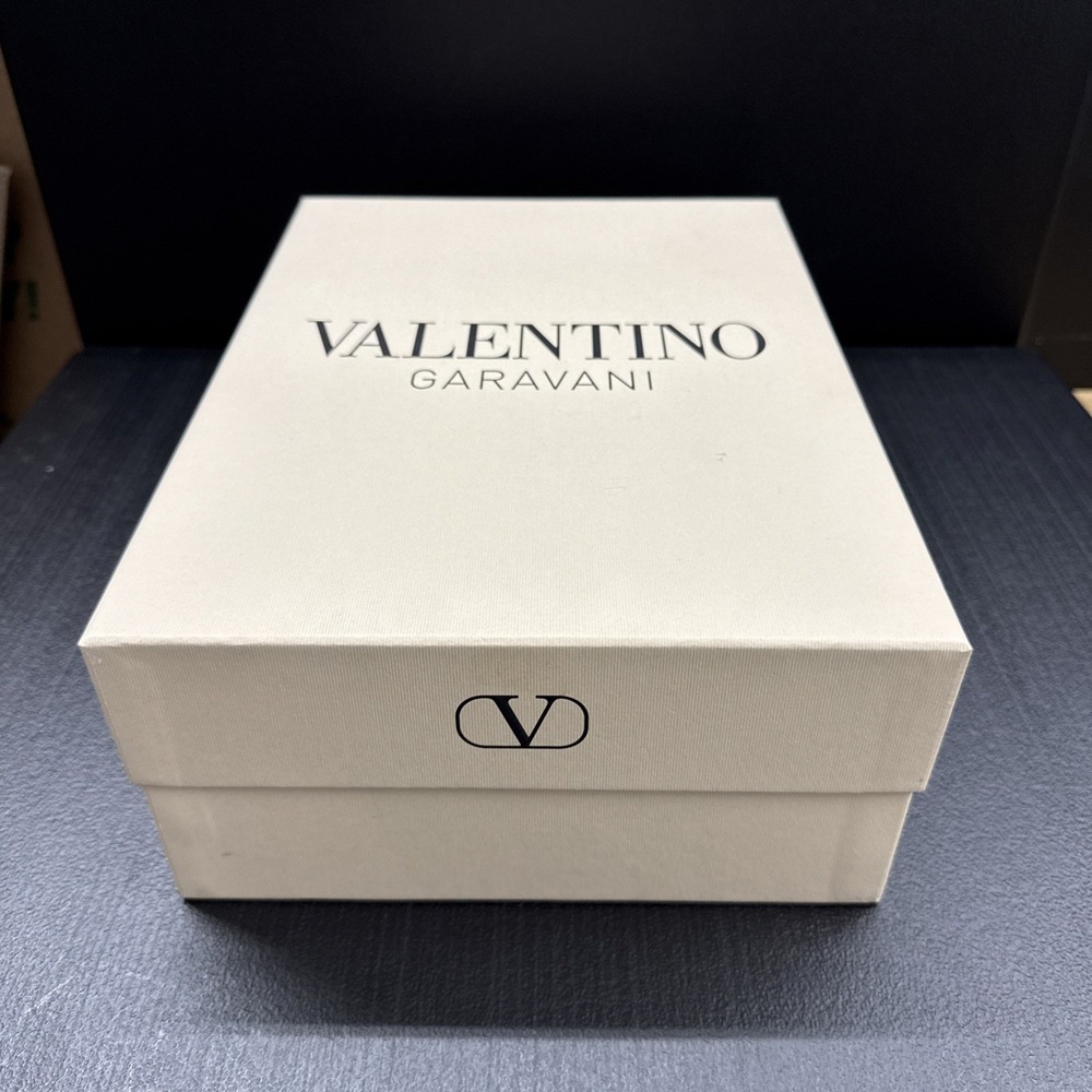 Authentic Valentino Shoe Box 12x9x5 and two Dust Bags (1652)